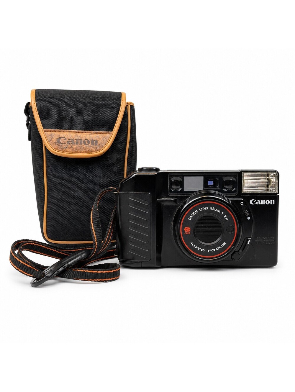 Canon Sure Shot AF35M II Autoboy2 35mm Film Camera 38mm f/2.8 With Case